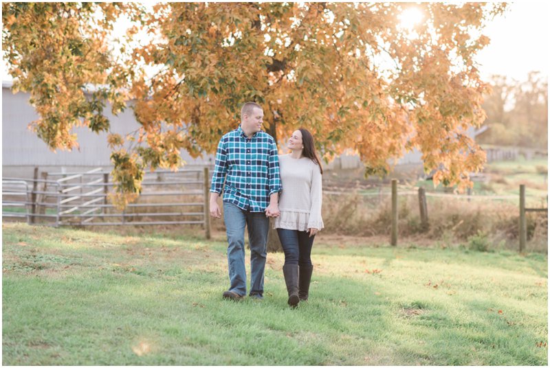 Johnson's Locust Hall Farm Engagement Portraits