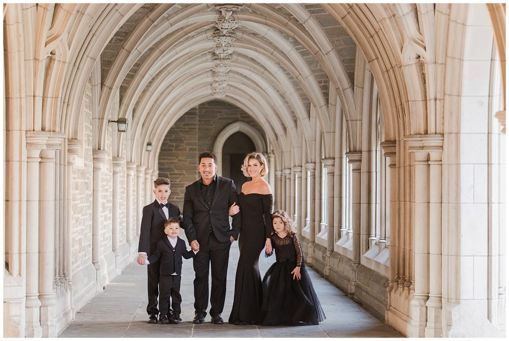 Family photography session at Princeton University by Jocelyn Cruz Photography