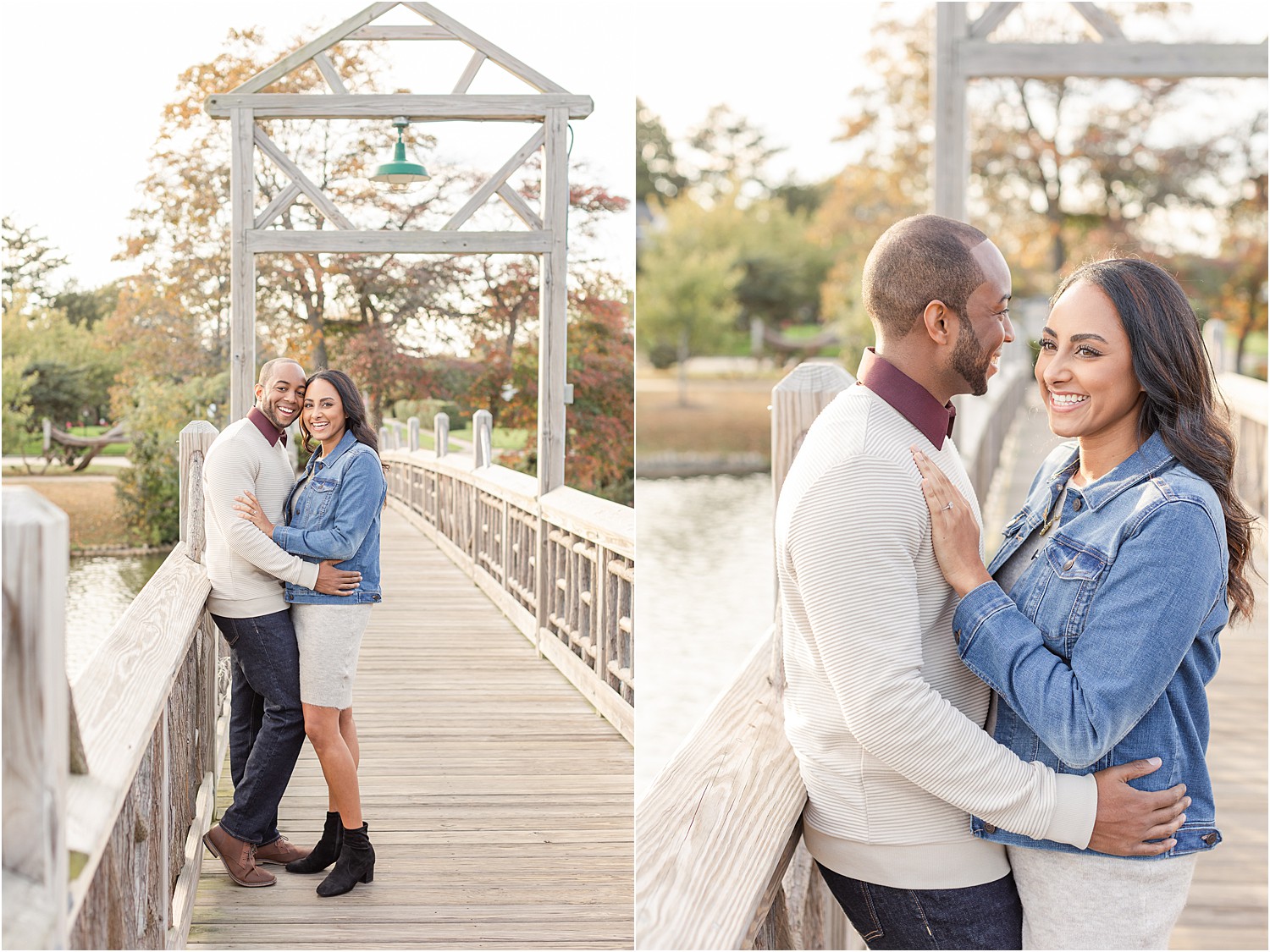 Fall Engagement photos in Spring Lake NJ