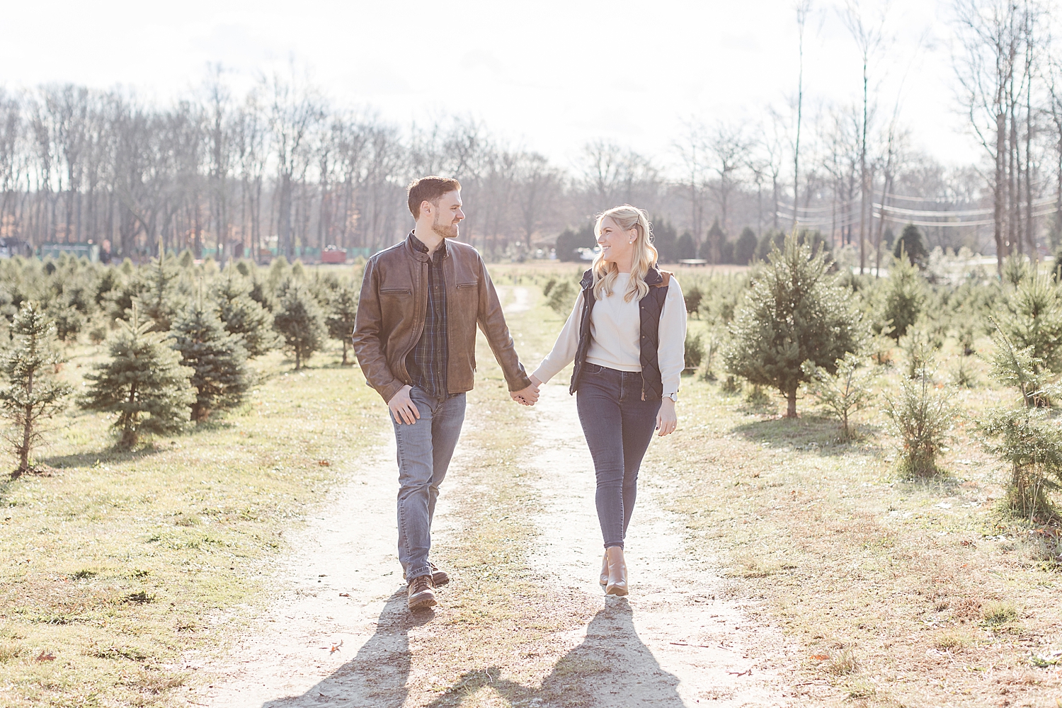 Christmas Tree Farm Engagement