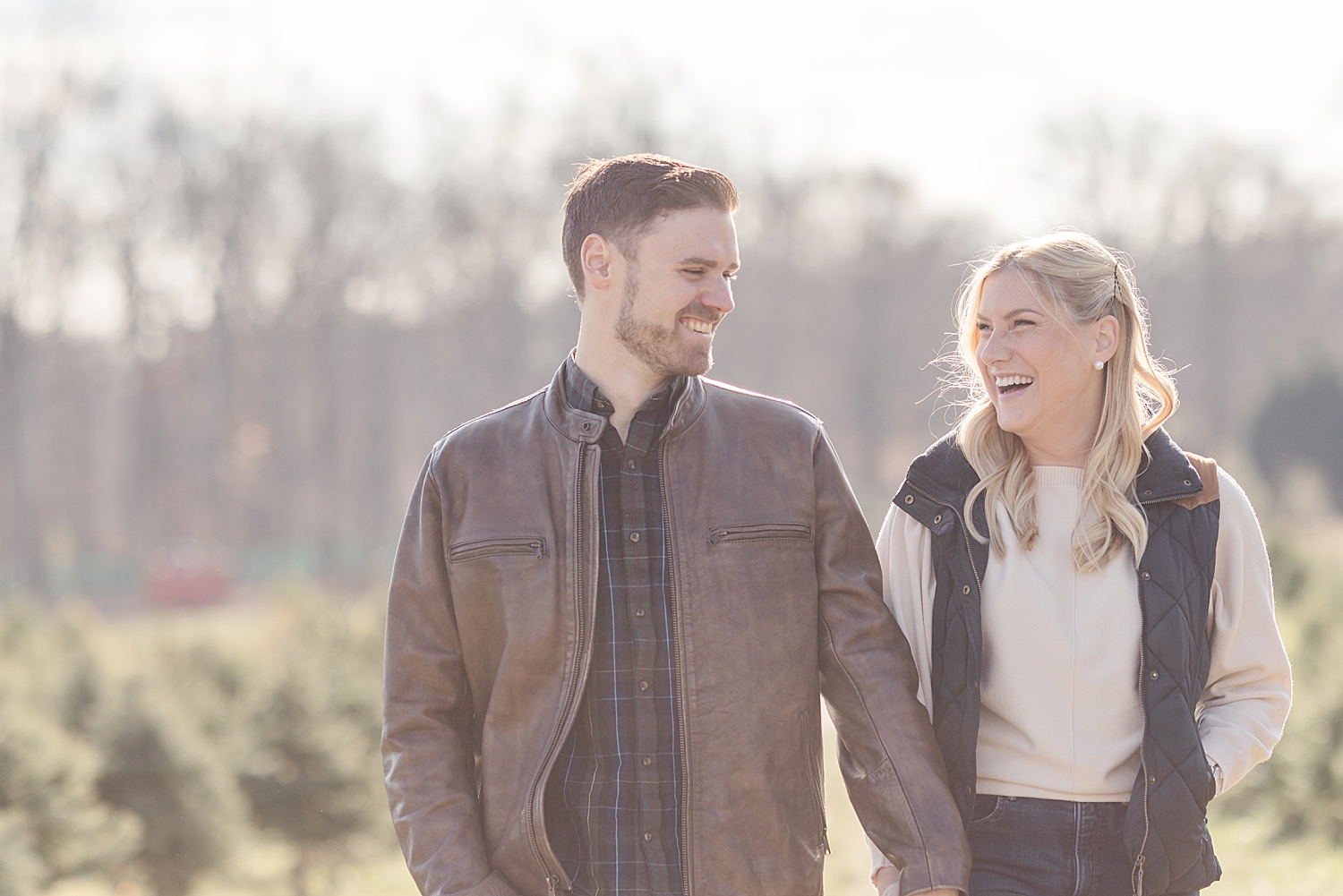 candid engagement photos 