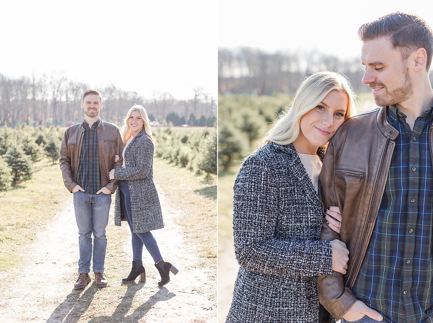 New Jersey winter engagement session