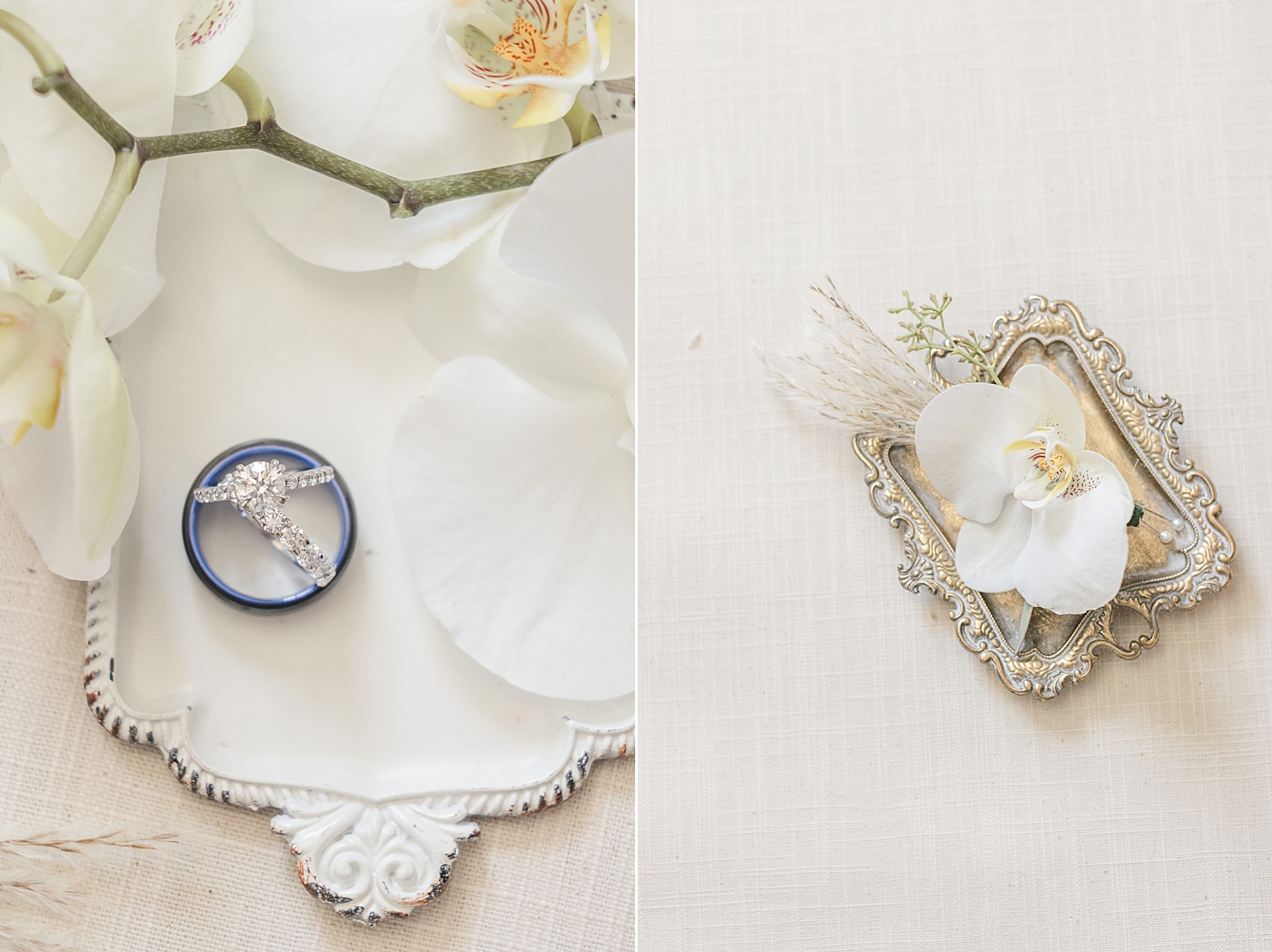 timeless wedding details from Boho Inspired Summer Wedding at Eastlyn Golf Course