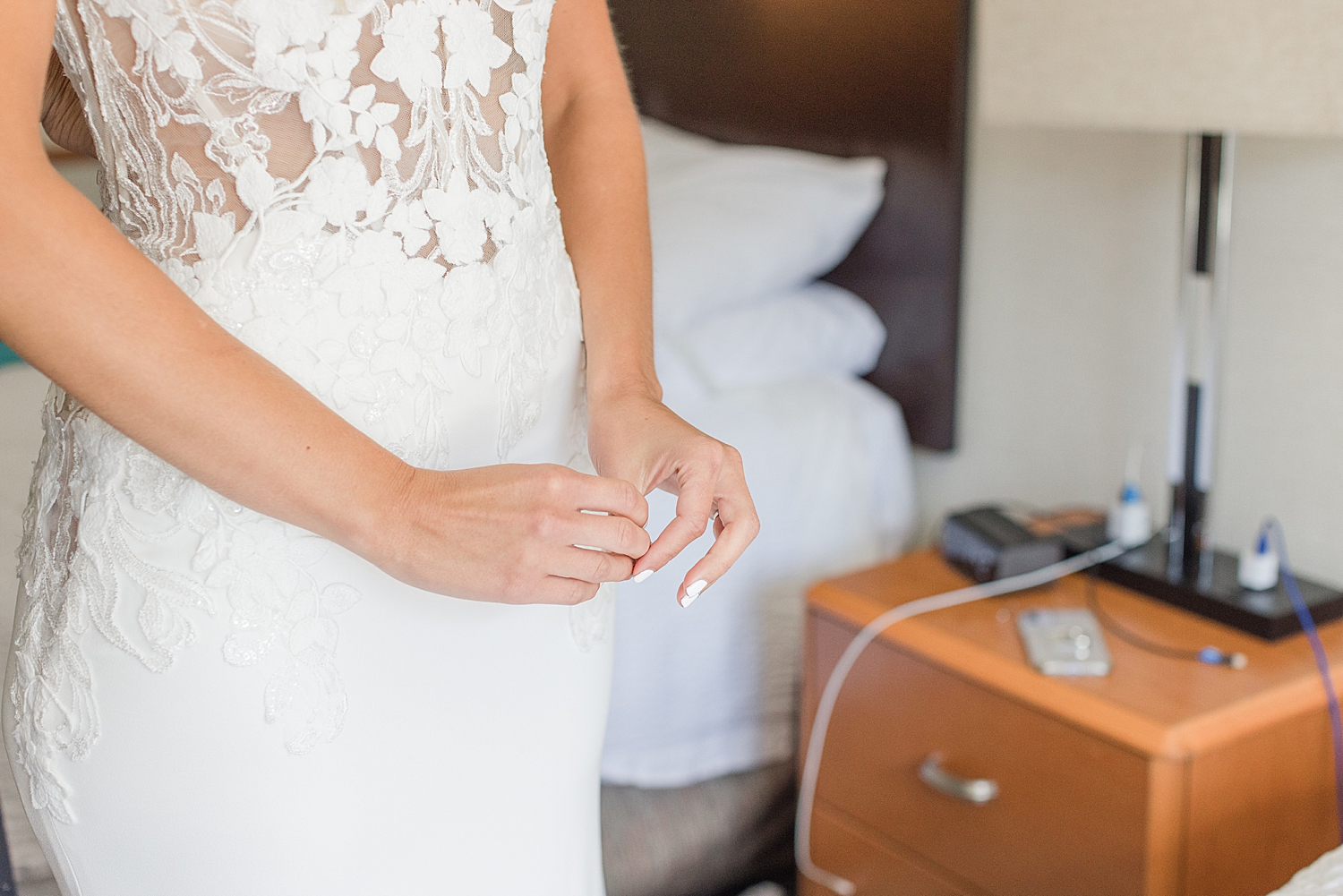 wedding dress details