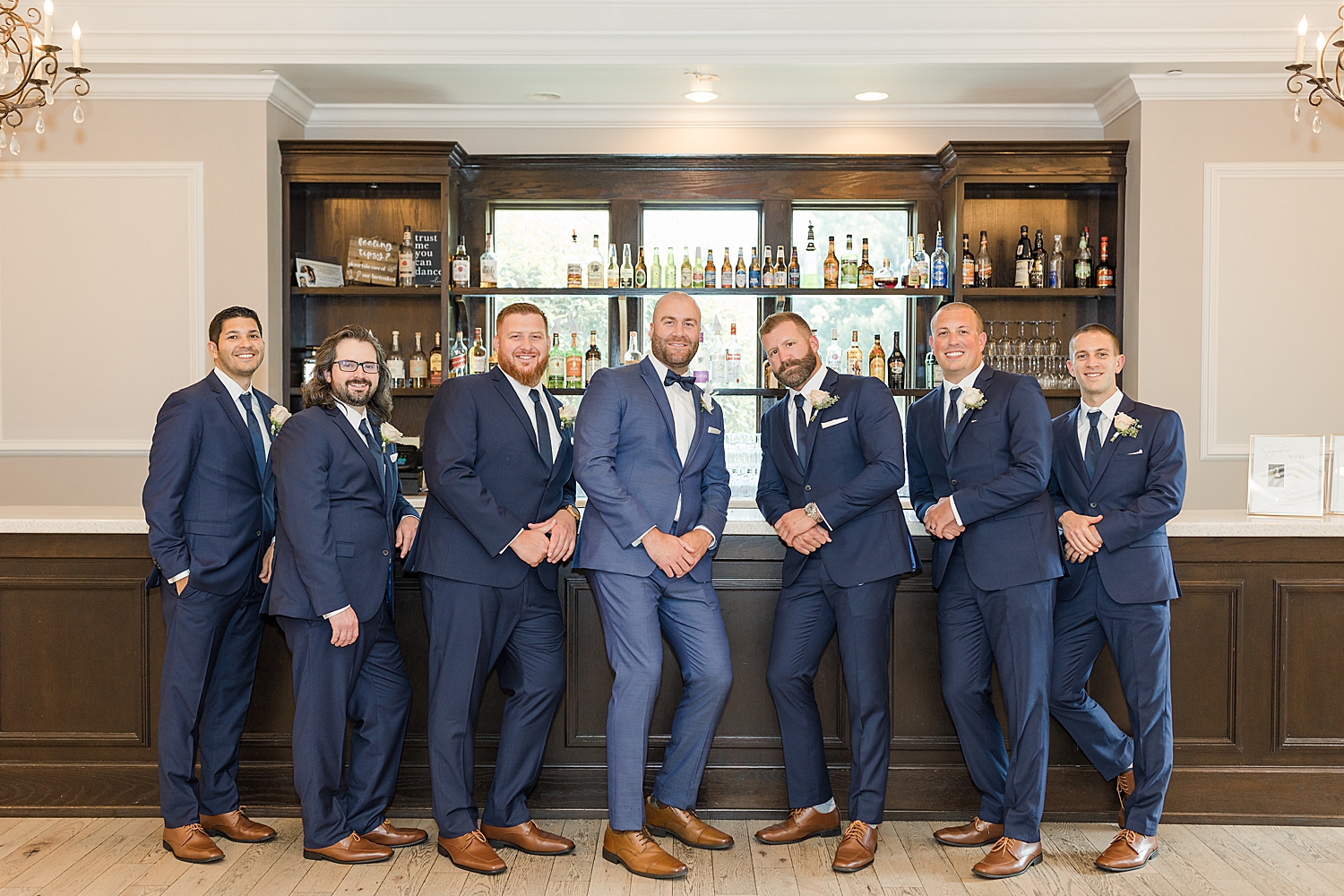 groom and groomsmen