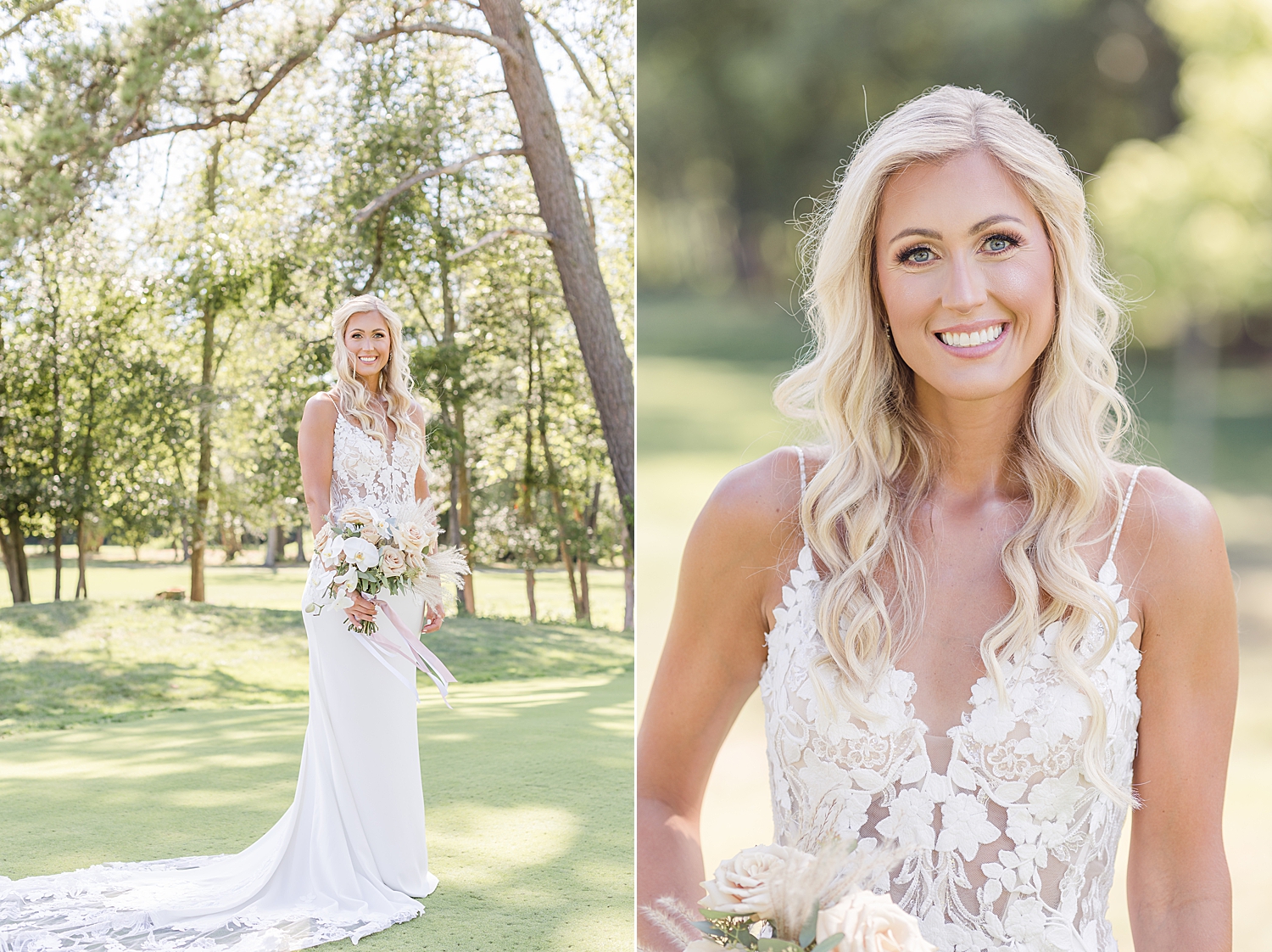 bridal portraits and wedding dress