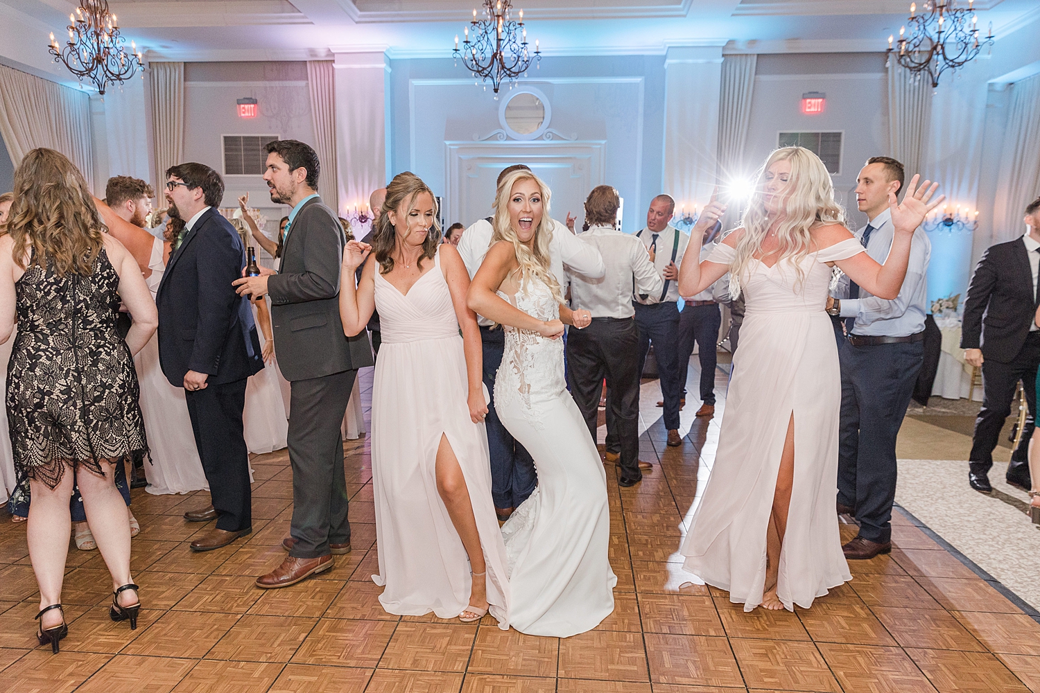 bride on the dance floor