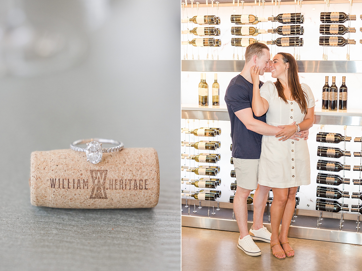 New Jersey Engagement at William Heritage Winery in Mullica Hill