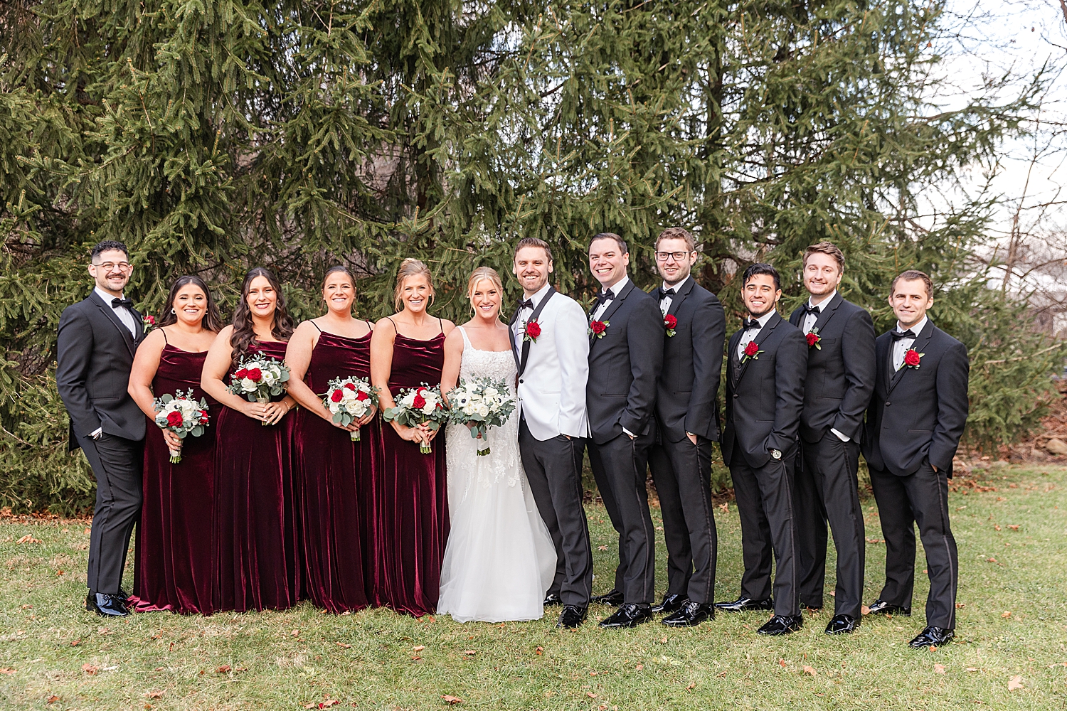 wedding party photos 