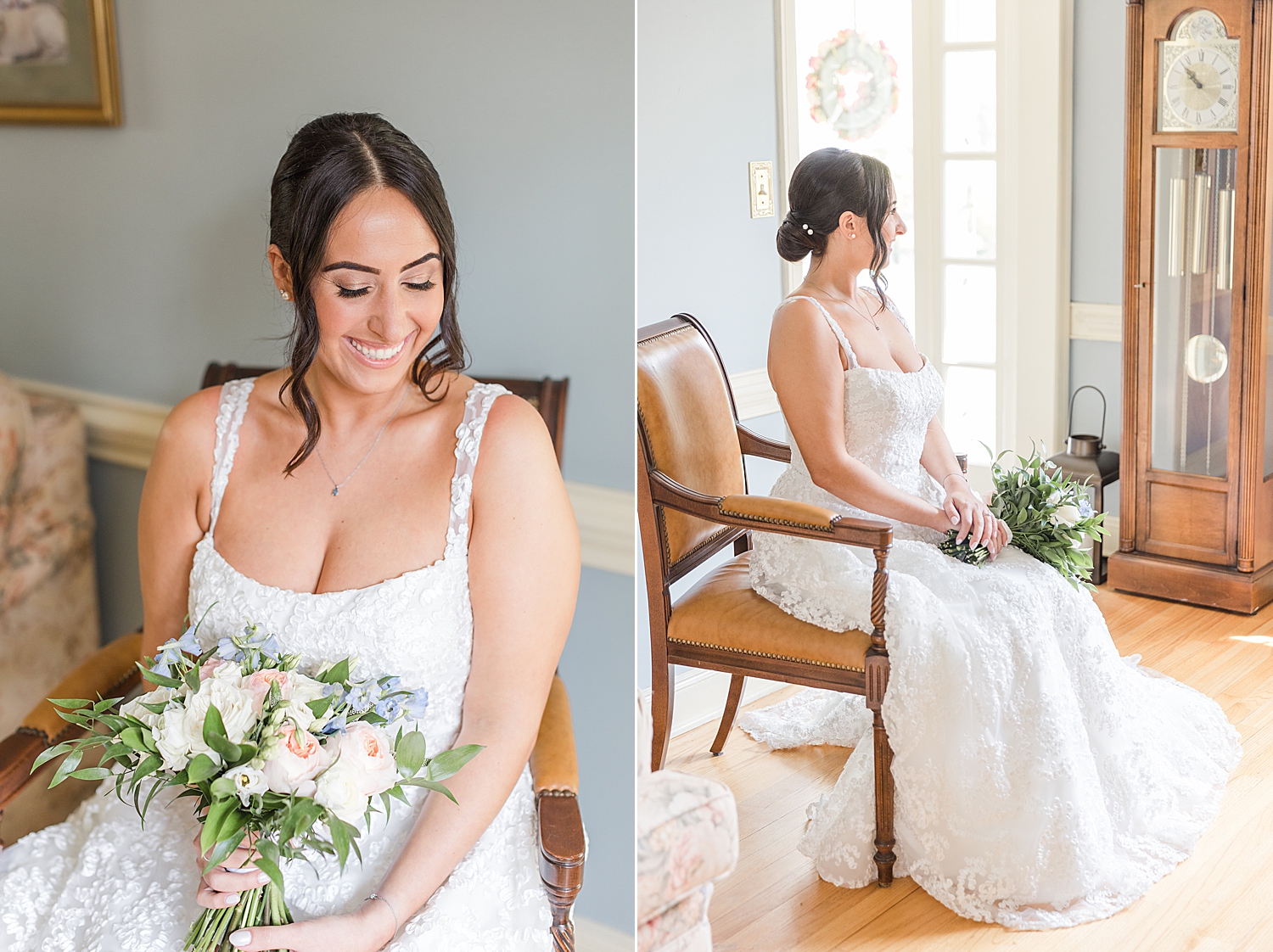 bride portraits in wedding dress