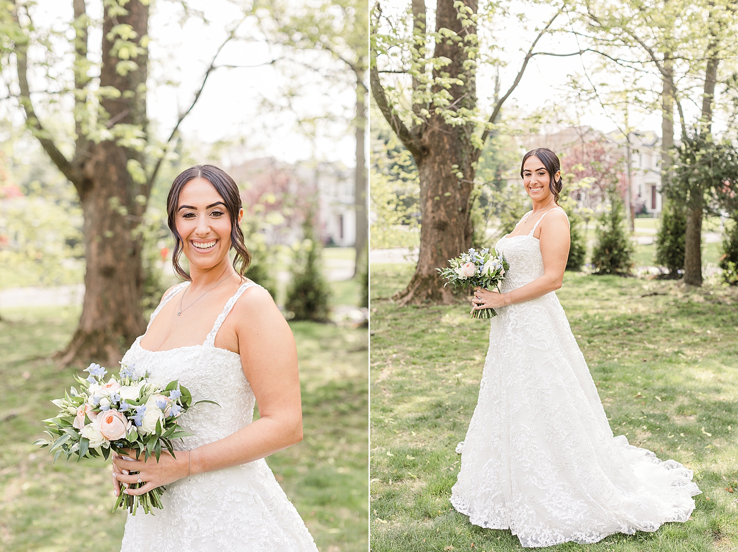 outdoor bridal portraits 