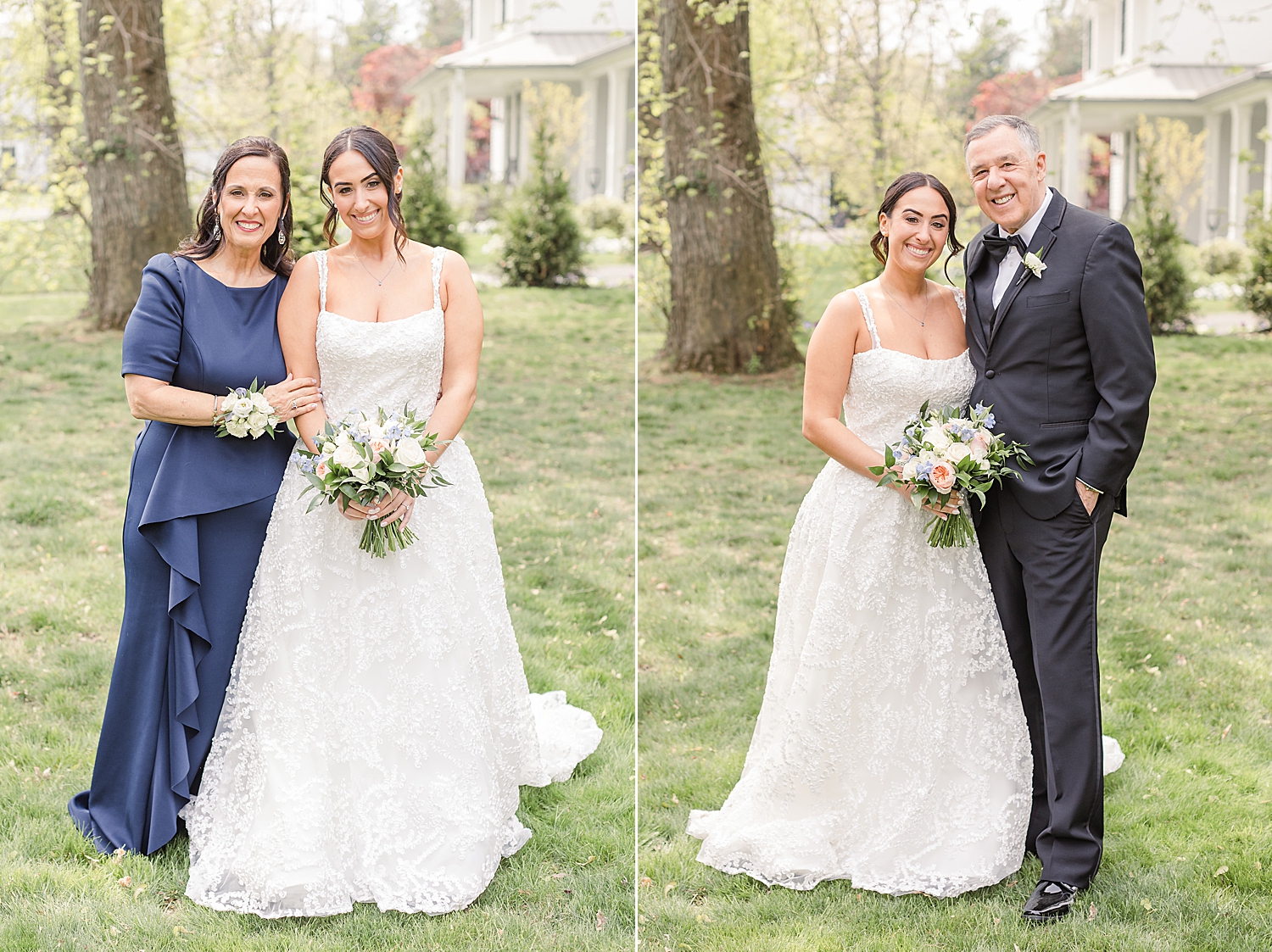 bride with mom and dad 