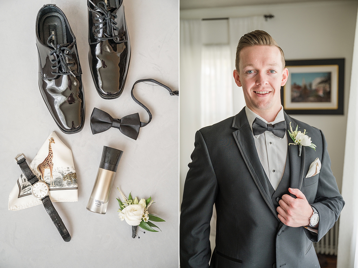 groom gets ready 