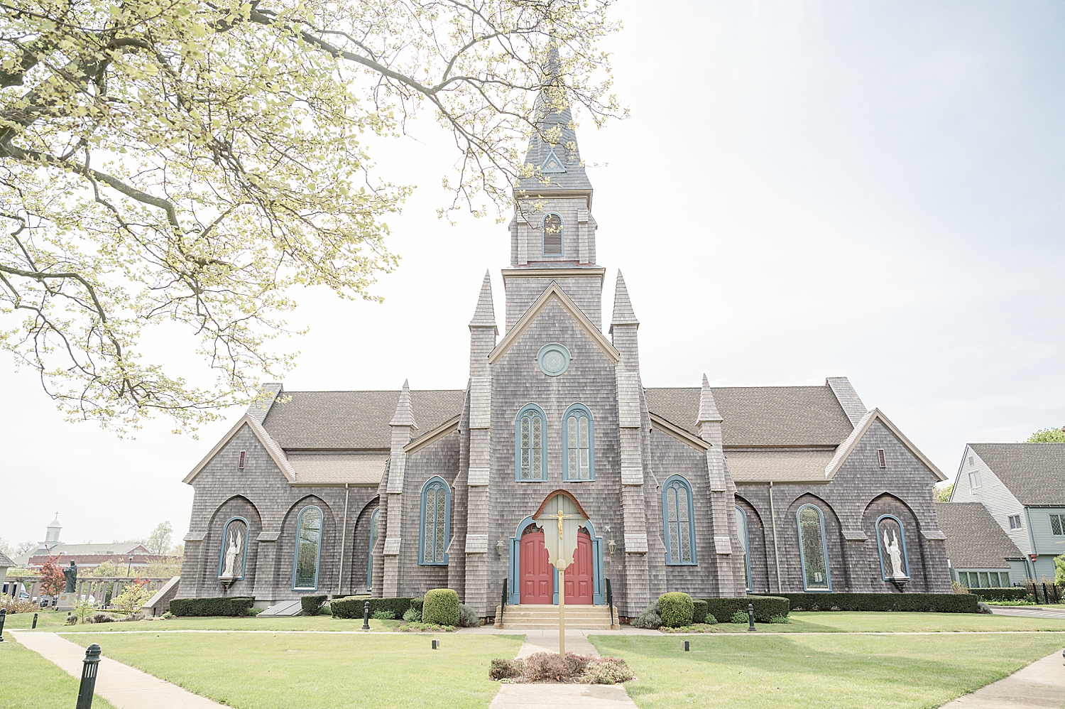 New Jersey church from Romantic Spring Wedding in New Jersey