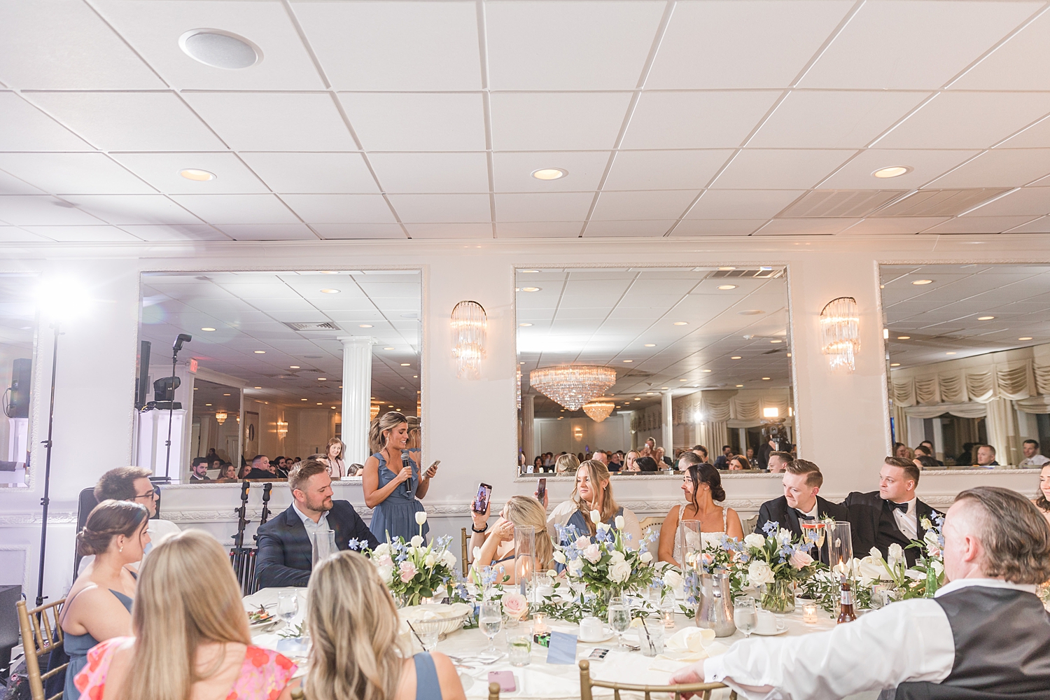 wedding toasts from Romantic Spring Wedding in New Jersey